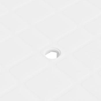 Gartentisch Weiß 80x75x72 cm Kunststoff