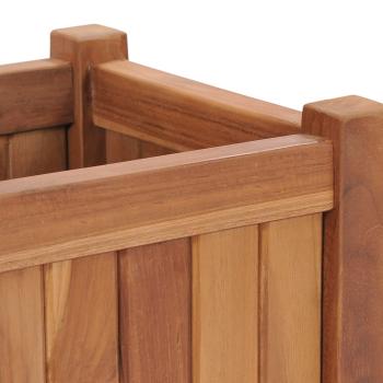 Hochbeet 30x30x30 cm Massivholz Teak