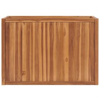 Hochbeet 100x50x70 cm Massivholz Teak
