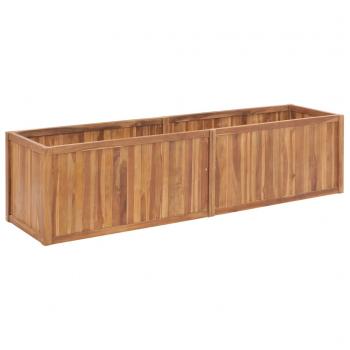 ARDEBO.de - Garten-Hochbeet 200 x 50 x 50 cm Massivholz Teak
