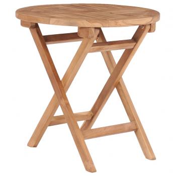 ARDEBO.de - Gartentisch Klappbar 45 cm Massivholz Teak
