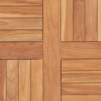Tischplatte Massivholz Teak 60×60×2,5 cm
