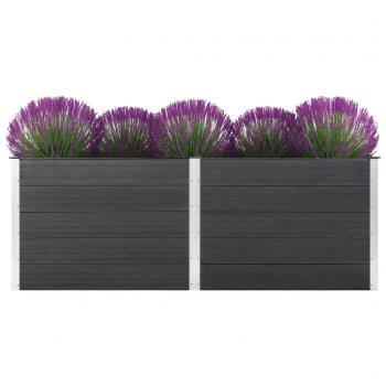 ARDEBO.de - Garten-Hochbeet 250 x 100 x 91 cm WPC Grau