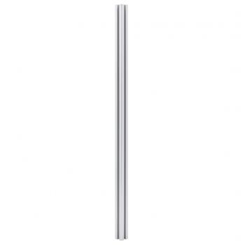 Zaunpfosten 2 Stk. Aluminium 185 cm