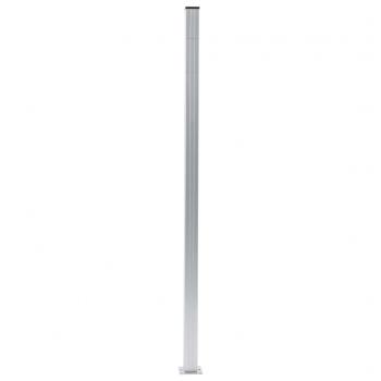 ARDEBO.de - Zaunpfosten 3 Stk. Aluminium 185 cm