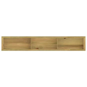 Hochbeet 291 x 50 x 50 cm Kiefernholz Imprägniert 