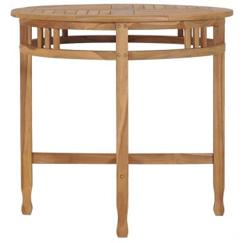 ARDEBO.de - Esstisch Ø 80 cm Massivholz Teak