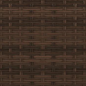 2-tlg. Garten-Lounge-Set Poly Rattan Braun