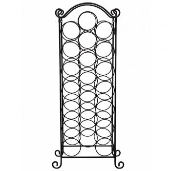 Flaschenregal für 21 Flaschen Metall 
