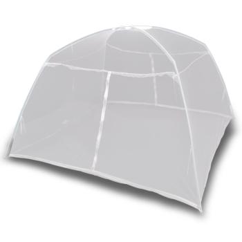 ARDEBO.de - Mongolei Netz Moskitonetz 2 Türen 200 x 150 x 145 cm weiß