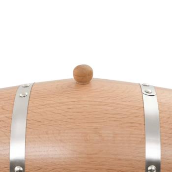ARDEBO.de - Weinfass mit Hahn Eichenholz Massiv 6 L