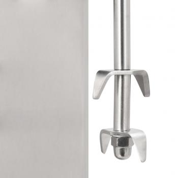 Milchshake-Mixer mit zwei Bechern Edelstahl 2 L