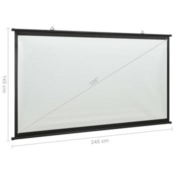 Beamer Leinwand 108 16:9