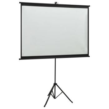 ARDEBO.de - Beamer-Leinwand mit Stativ 89" 1:1