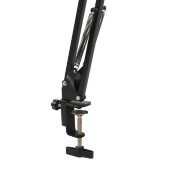 ARDEBO.de - Tisch-Mikrofonständer Schwarz Stahl