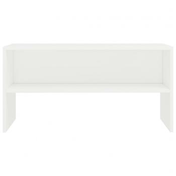 TV-Schrank Weiß 80x40x40cm Holzwerkstoff