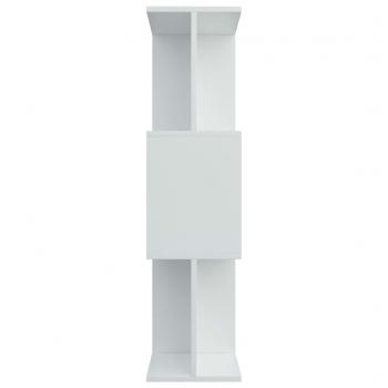 Bücherregal/Raumteiler Weiß 80x24x96 cm Holzwerkstoff