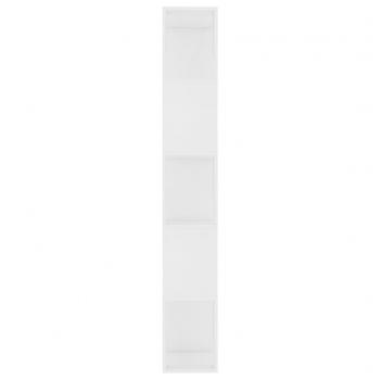 Bücherregal/Raumteiler Weiß 45x24x159 cm Holzwerkstoff