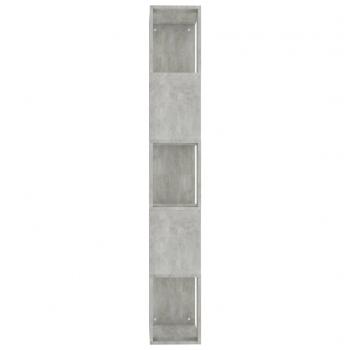 Bücherregal/Raumteiler Betongrau 45x24x159 cm Holzwerkstoff