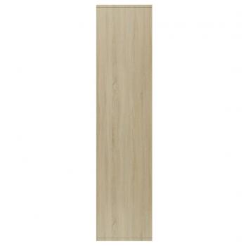 Bücherregal/Sideboard Sonoma-Eiche 66×30×130 cm Holzwerkstoff