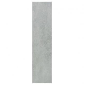 Bücherregal/Sideboard Betongrau 66×30×130 cm Holzwerkstoff