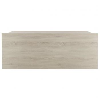 Hängender Nachttisch Sonoma-Eiche 40x30x15 cm Holzwerkstoff