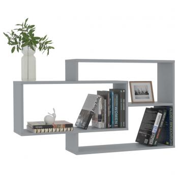 ARDEBO.de - Wandregale Grau 104x20x58,5 cm Holzwerkstoff