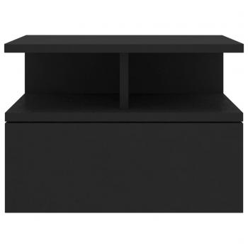 Hängender Nachttisch Schwarz 40x31x27 cm Holzwerkstoff