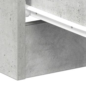 Nachttisch Betongrau 38x35x56 cm Holzwerkstoff