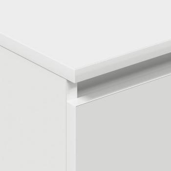 Sideboard Weiß 60x35x98,5 cm Holzwerkstoff