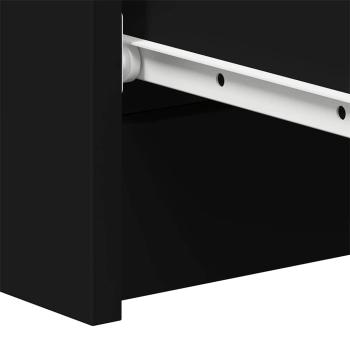 Sideboard Schwarz 60x35x98,5 cm Holzwerkstoff
