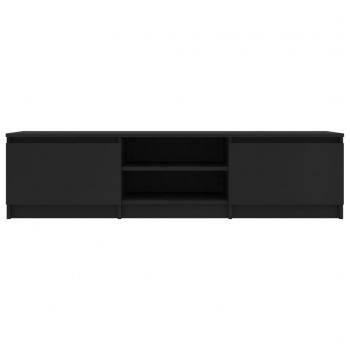 TV-Schrank Schwarz 140x40x35,5 cm Holzwerkstoff