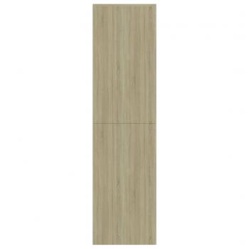 Bücherregal/Raumteiler Sonoma-Eiche 155x24x160 cm Holzwerkstoff