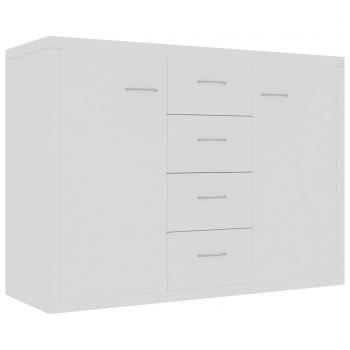Sideboard Weiß 88x30x65 cm Holzwerkstoff