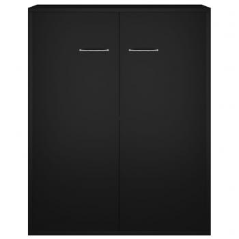 Sideboard Schwarz 60x30x75 cm Holzwerkstoff