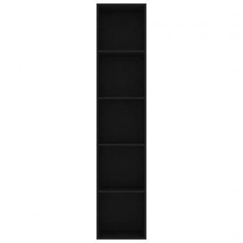 Bücherregal Schwarz 40x30x189 cm Holzwerkstoff