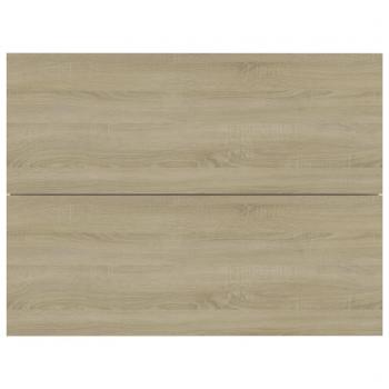 Nachttische 2 Stk. Sonoma-Eiche 40x30x30 cm Holzwerkstoff