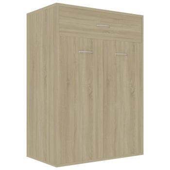 Schuhschrank Sonoma-Eiche 60x35x84 cm Holzwerkstoff