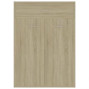 Schuhschrank Sonoma-Eiche 60x35x84 cm Holzwerkstoff