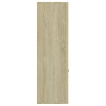 Bücherregal Sonoma-Eiche 98x30x98 cm Holzwerkstoff