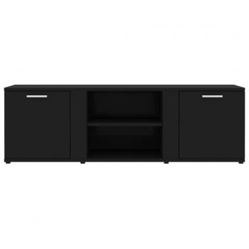 TV-Schrank Schwarz 120x34x37 cm Holzwerkstoff
