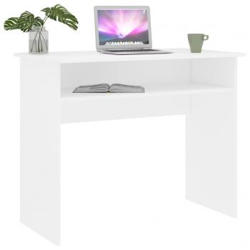 Schreibtisch Weiß 90x50x74 cm Holzwerkstoff