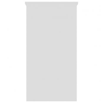 Schreibtisch Hochglanz-Weiß 80x40x75 cm Holzwerkstoff