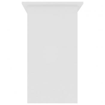 Schreibtisch Hochglanz-Weiß 80x45x74 cm Holzwerkstoff