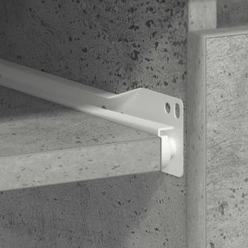 Schreibtisch Betongrau 90x45x76 cm Holzwerkstoff