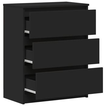 Sideboard Schwarz 60x35x76 cm Holzwerkstoff