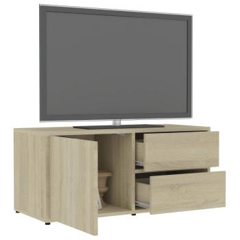 TV-Schrank Sonoma-Eiche 80x34x36 cm Holzwerkstoff