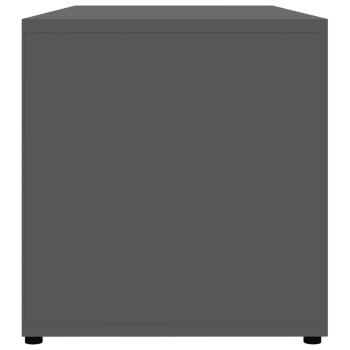TV-Schrank Hochglanz-Grau 80x34x36 cm Holzwerkstoff