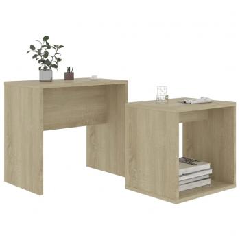 Couchtisch-Set Sonoma-Eiche 48 x 30 x 45 cm Holzwerkstoff