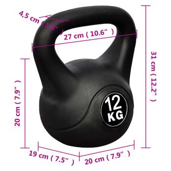 Kettlebell Kugelhantel Trainingshantel Gewicht 12KG